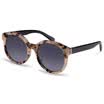 Wood ninety ten thousand WS11006C6 men&women with the same section beige tortoiseshell frame black lens round frame retro sunglasses WS11006C6 56mm
