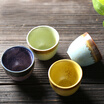 LINGYI Ceramic cups kiln four-color sample tea cup Kung fu tea