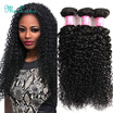 Malaysian Kinky Curly Hair Weave Wet And Wavy Human Hair Extension Unprocessed Virgin Hair 3 Bundles Malaysian Kinky Curly Hair