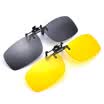 Weigu VEGOOS sunglasses sunglasses clip clip polarized myopia male sunglasses clip 50 series clip set large 5026 set gray film yellow film
