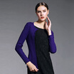 Marc Rebecca round neck long-sleeved cardigan shawl sweater jacket 45443D classic black S code