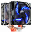 Overclocking three PCCOOLER East China Sea X6 CPU radiator multi-platform support AM4 11515 heat pipe PWM temperature control 12CM silent fan with silicone grease