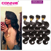 Malaysian Virgin Hair Body Wave 4 Bundles Connie Hair Products Malaysian Human Hair Bundles 5A Unprocessed Malaysian Virgin Hair