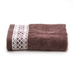 Matt towel textile cotton plain off-file soft paddy rice incense cotton square brown 33 33cm 43g