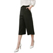 Antarctic nanjiren casual pants female simple wild wide leg pants fashion nine pants pants models black XXL 17586