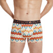 Playboy PLAYBOY Men&39s underwear Men&39s flat underwear Nylon Print All Stripe Mesh Outline Pants 3pcs XL 175100