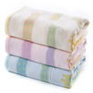 Gold towel home textiles twist cotton twist three satin towel three loaded