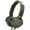Sony SONY MDR-XB550AP bass stereo headset headset green