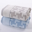 Gold towel home textiles cotton twist cut cashmere soft face wash towel two brown blue 85g Article 72 34cm