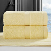 Yamen amain towel home textile five-star hotel cotton towel 2 pieces to increase the thickened cotton noodles yellow 180g Article 76 46cm