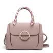 Montagut MONTAGUT handbag female scarf strap Korean fan shell shell simple wild R8319759115 pink purple