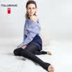 TOLORINIE pantyhose 380D slender waist waist machine function ring light pressure foot tights over&over thick warm down the backing socks 1 double K1181C9999