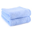 Jingdong Supermarket Yaguang towel home textiles pure cotton plain A class infant standard soft absorbent heart lotus leaf towel 3 powder yellow sky blue 90g article 34 71cm