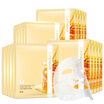 Transparent LUCENBASE Honey Hyaluronic Acid Mask 20 moisturizing nourishing repair silk mask paste female cosmetics set