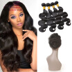 Cheap Pre Plucked 360 Lace Frontal With Bundle Body Wave Indian Virgin Hair With Closure 360 Lace Frontal Closure With Bundles