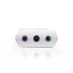 KOTION EACH S1 USB external sound card white desktop notebook independent microphone headset audio converter free drive