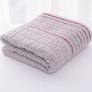 Grace Grace towel home textile cotton absorbent soft back lattice bath towel gray 132 64cm