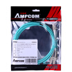 AMPCOM AMPCOM fiber jumpers LC-SC 10 Gigabit multimode dual carrier true carrier grade OM3-300 50125 transceiver pigtail jumper 3 meters