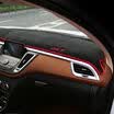 Huashi Southeast DX7 light pad red edge center console shading sunscreen insulation pad modification special