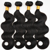 6A 4 Bundles Brazilian Body Wave 100gpc human hair natural black color 1b 100 Unprocessed Brazilian Virgin Hair Body Wave