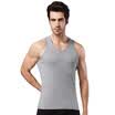 Heng Yuan Xiang ZC-303 Men&39s Vest Cotton Seal Gray Men&39s tight-fitting short-sleeved sweater sweater sports hurdles underwear Men&39s Slim-type elastic primer shirt 17095 L