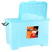 Amausa T-46 Wheeled car with large capacity trunk storage compartment debris storage box 46 liters blue