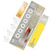 Grsaed Float Set Four-date nuclear buoy Taiwan fishing carp eye-catching bold tail multi-function float box luminous package fishing gear