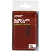 KINARY KINARY OS9008 senior leather business card card card deep coffee