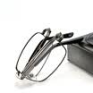 Father LaoYeZi 7009 high-definition optical resin men&39s folding glasses glasses single light 100 degrees
