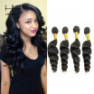 Malaysian Virgin Hair Loose Wave 4 Bundles Unprocessed Virgin Malaysian Hair Extension Human Hair Weave Bundles 100g Per Bu