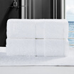Yamen amain towel home textile five-star hotel cotton towel 2 pieces to increase the thickened cotton scarf white 180g Article 76 46cm