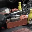 Huashi car storage box luxury main driving co-pilot brown 2 car glass cup holder card slot multi-function car supplies