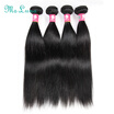 Malaysian Virgin Hair Straight 100 Human Hair Malaysian 4 Bundles Unprocessed Hair Weft Free ShippingNo Shedding