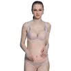 Pill Mummy Breast Breast Underwear Set Pregnant Women Underwear Striped Lace Front Bake Pregnant Women Underwear B7076 Striped Gray Strip 85C