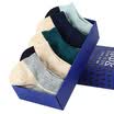 Snow flying socks men 5 pairs of mens socks anti-off sports boat socks thin section mens cotton socks low to help sports socks XZFCW1602 male boat socks combination J