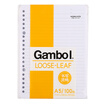 KOKUYO Gambol series WCN-LL0101 B5 100 pages 26 hole loose sheets of the core loose-leaf paper