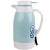 Deli 8964 stainless steel shell glass vacuum liner insulation pot office conference home large capacity insulation pot 16L blue