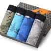 Playboy PLAYBOY Men&39s underwear flat pants four-legged pants light-colored 4 pieces installed 5715 color mixing XXXL