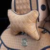 Wufu Jinniu car headrest lumbar fashion Chinese style series massage pillow neck pillow pillow car office memory cotton bone pillow vitality yellow factory straight hair
