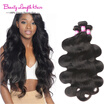 Beauty Length Peruvian Virgin Hair Body Wave Human Hair Weave 3 Bundles 100 Unprocessed Hair Weft Natual Color