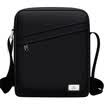 Seven wolves SEPTWOLVES Oxford cloth fashion shoulder bag male Messenger bag large capacity men bag casual bag black B0101562-101