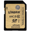 Kingston 64GB 90MBs SD Class10 UHS-I high speed memory card local gold