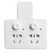 Breeze kyfen QF-908A one turn two independent switch with security door power converter new national standard lightning wireless white