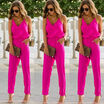 Stylish Womens spaghetti strap Bodycon Romper Jumpsuit Club Bodysuit Long Pants