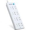 Philips PHILIPS 8-hole 3-meter socket plug-in plug-in board wiring board energy-saving fire socket board