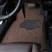 Foot pad Yuma yuma wire ring car mat for Volkswagen Golf 7 2014-2018 rear row Siamese M series model rice color