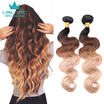 7A Malaysian Virgin Hair Body Wave Ombre Hair Extensions Soft Malaysian Hair Weave Bundles 3pcs Human Hair Extensions T1B427
