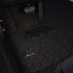Warehouse mats Yuma yuma silk ring car mats for Volkswagen Tiguan 2010-2017 mats rear row split M series model black