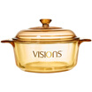 Jingdong Supermarket Corning VISIONS 225L Crystal Color Transparent Glass Soup Pot VS-22 CN