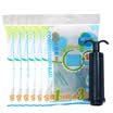 Camellia vacuum thickening compression bag storage bag cotton quilt travel bag 6 piece set 6 medium hand pump